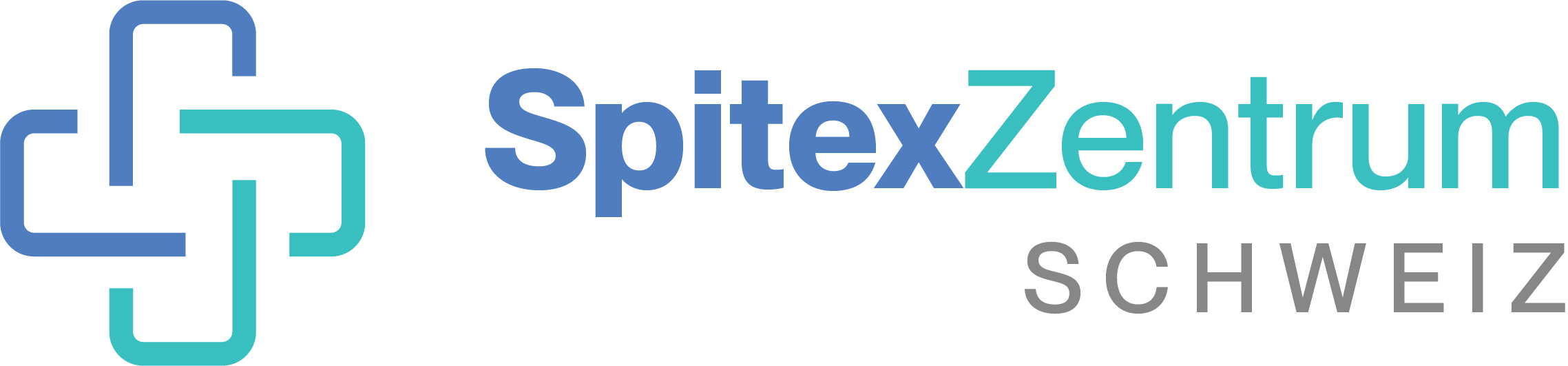 SpitexZentrum Schweiz Logo mit Kreuz-Symbol